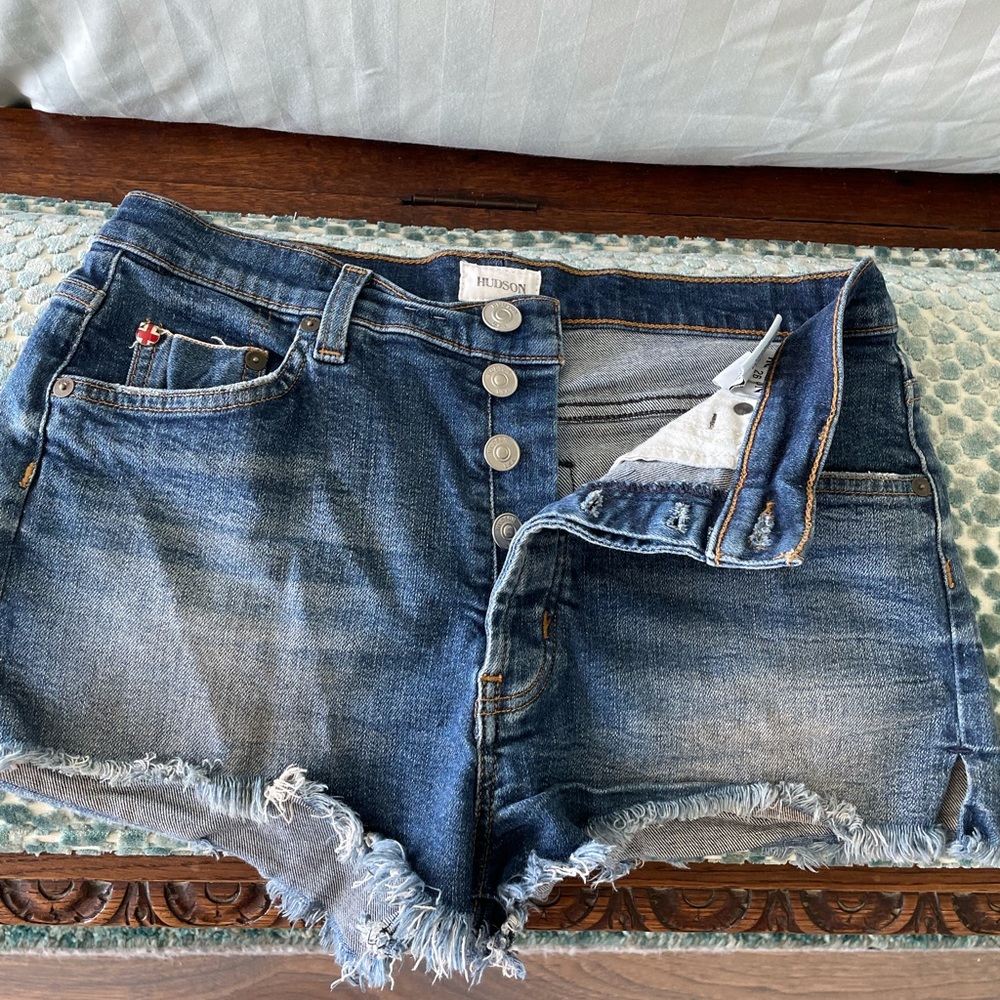 HUDSON super cute denim cut offs